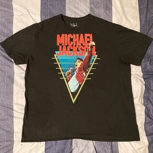 Michael Jackson King Of Pop T Shirt Sz 2XL Black Band Tee
